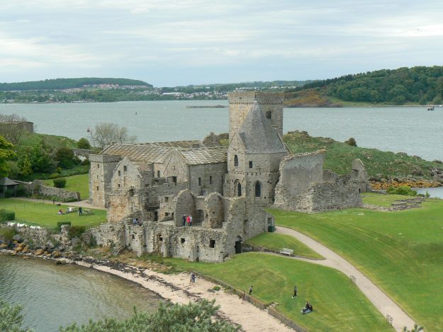 Inchcolm Abbey – general view over site from SE